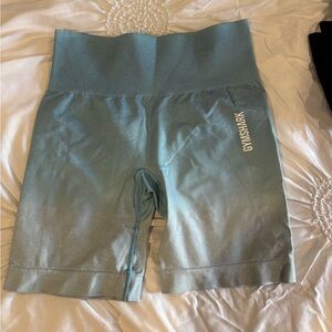 Blue ombre gymshark shorts